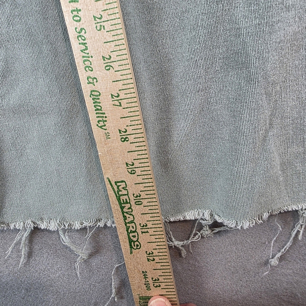 We the‎ Free People Fine Wale Flare Corduroy Jeans Curvy Corset Lace up Back 25 - Picture 11 of 13